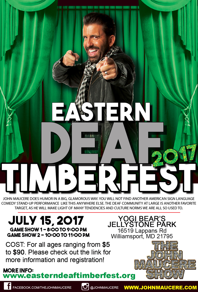 John Maucer Show at Eastern Deaf Timberfest